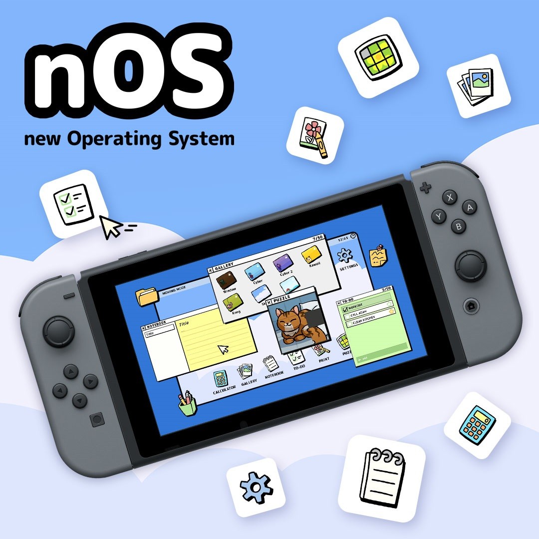 獨立游戲團隊為任天堂Switch打造操作系統《nOS》