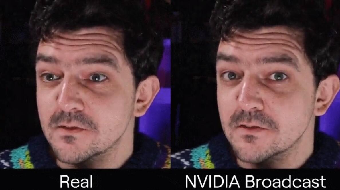NVIDIA新技術讓主播全程緊盯攝像頭 效果非常瘆人
