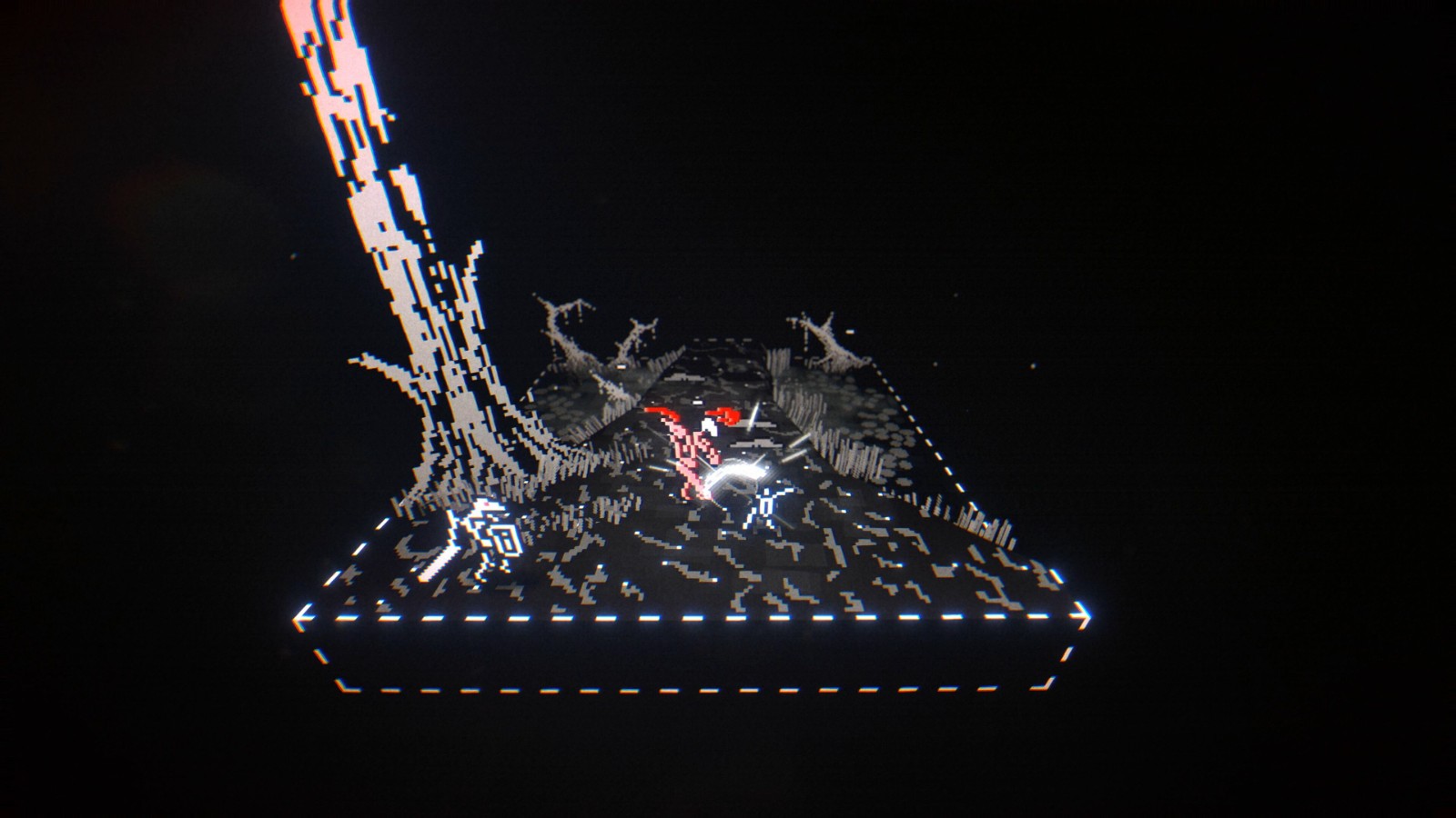 《荒絕之劍DX》體驗版上線steam 黑暗點陣風格動作游戲
