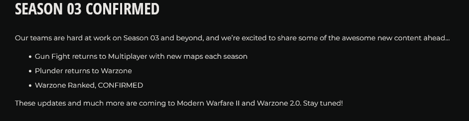 《使命召喚19：戰區2.0》下賽季推出排位模式