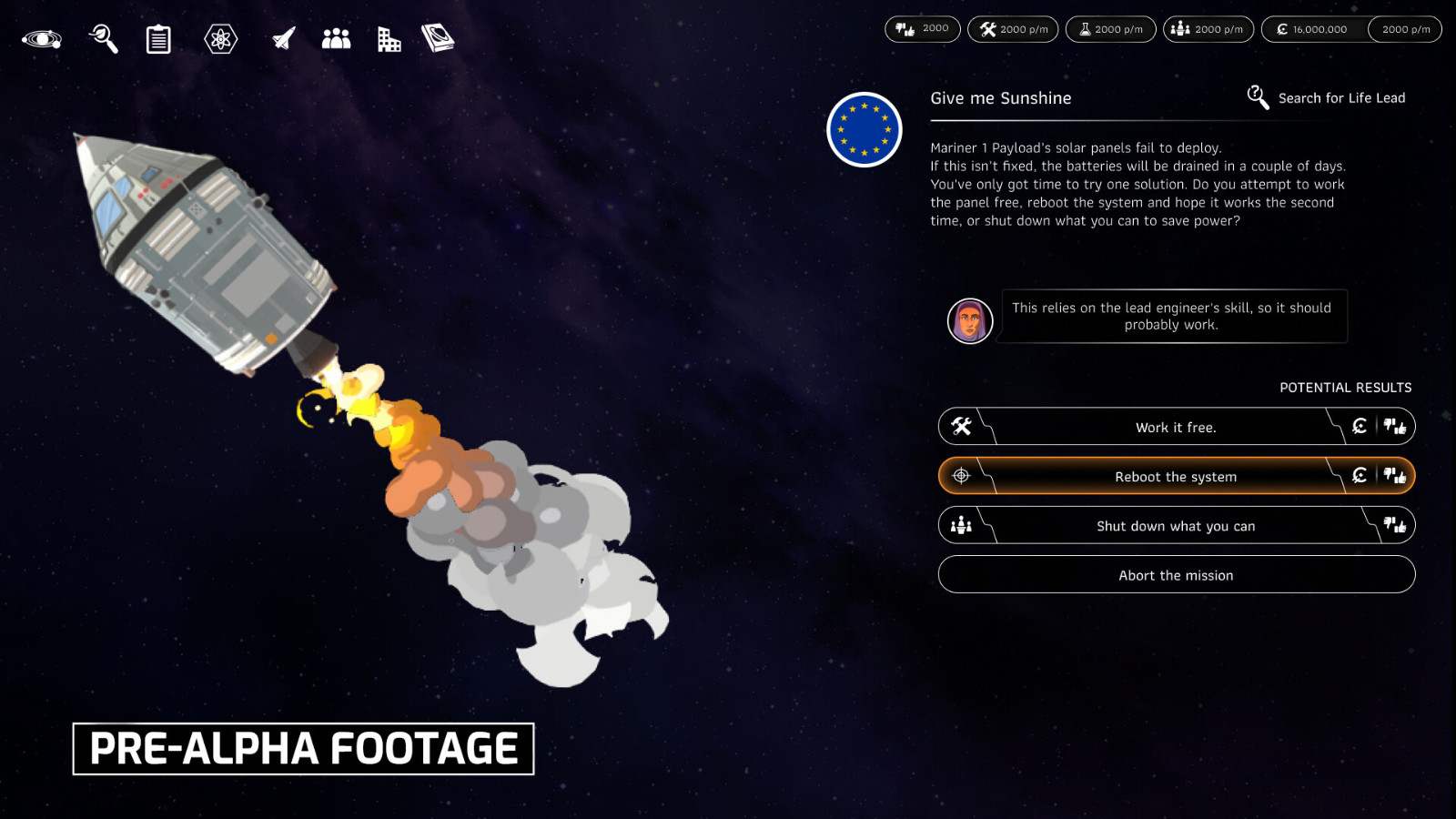 太空經營類遊戯《火星地平線2：尋找生命之旅行》Steam頁麪上線 2024年發售