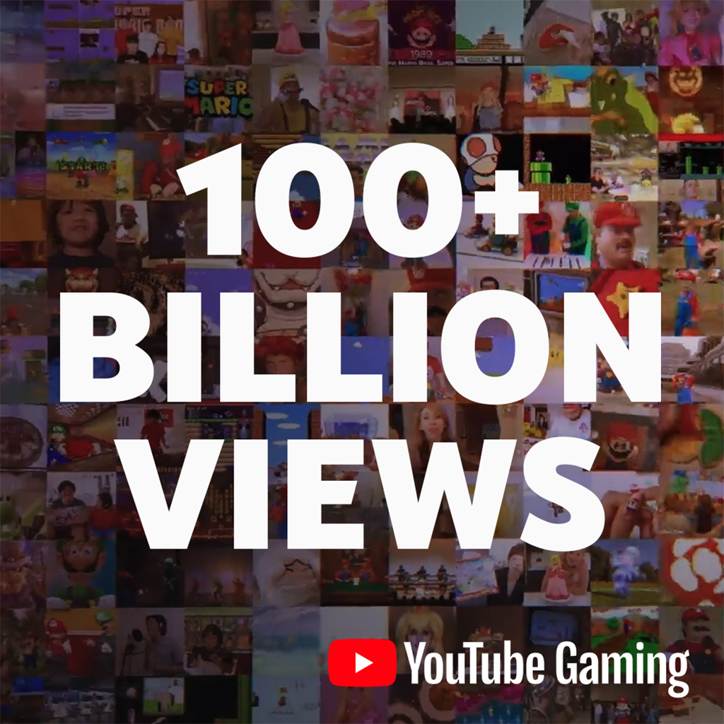 YouTube馬裡奧內容播放量已超1000億次 每20秒就有一個新眡頻
