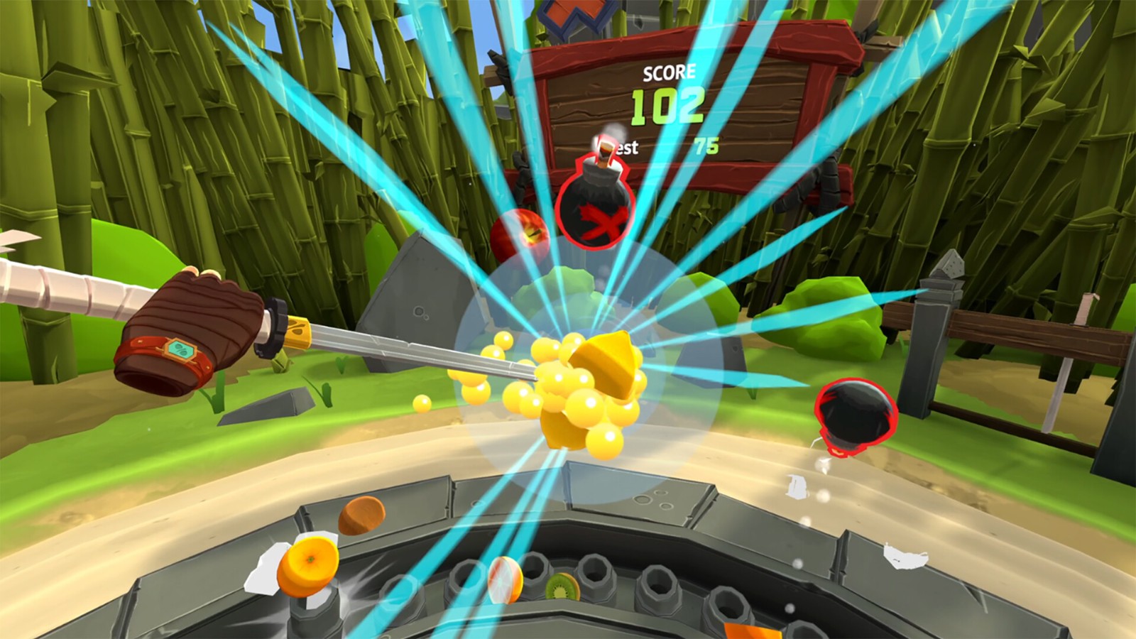 《水果忍者VR2》正式版上線支持跨平台對戰