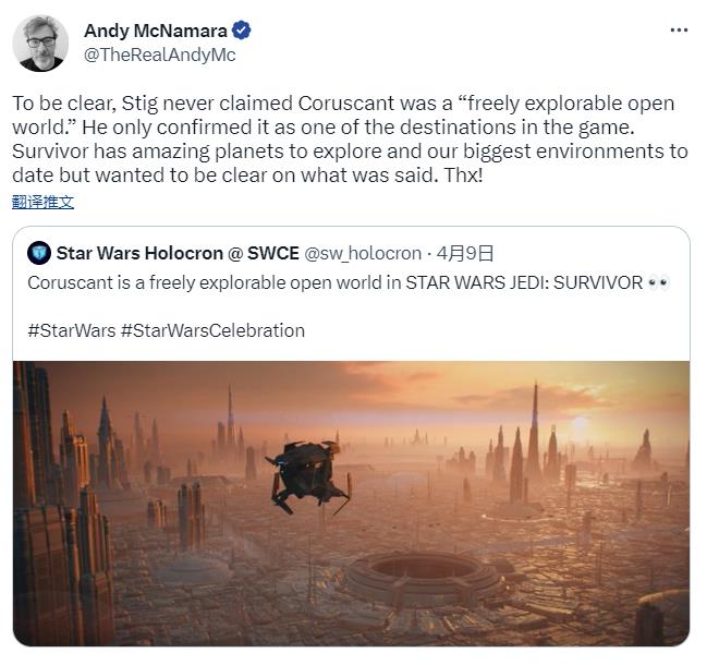 EA：《星球大戰絕地》科洛桑不是可探索的開放世界