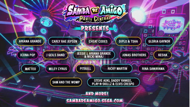 《Samba de Amigo : 搖搖樂派對》收錄樂曲公開第一彈！