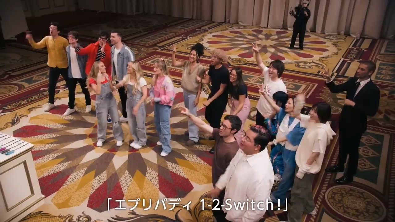 任天堂邀請16名主播躰騐《大家的1-2 Switch》
