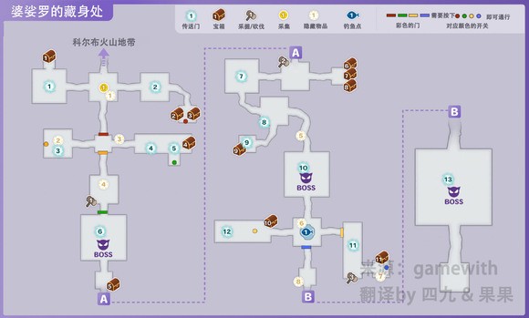 符文工房5婆娑羅的藏身處收集品都有什么