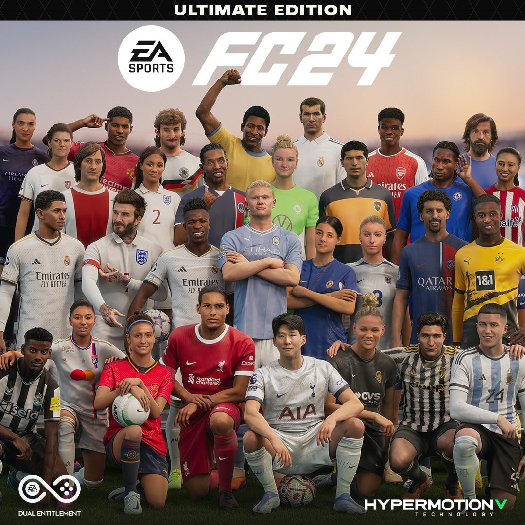 《EA Sports FC 24》封麪被吐槽：最差封麪 看著像蠟像