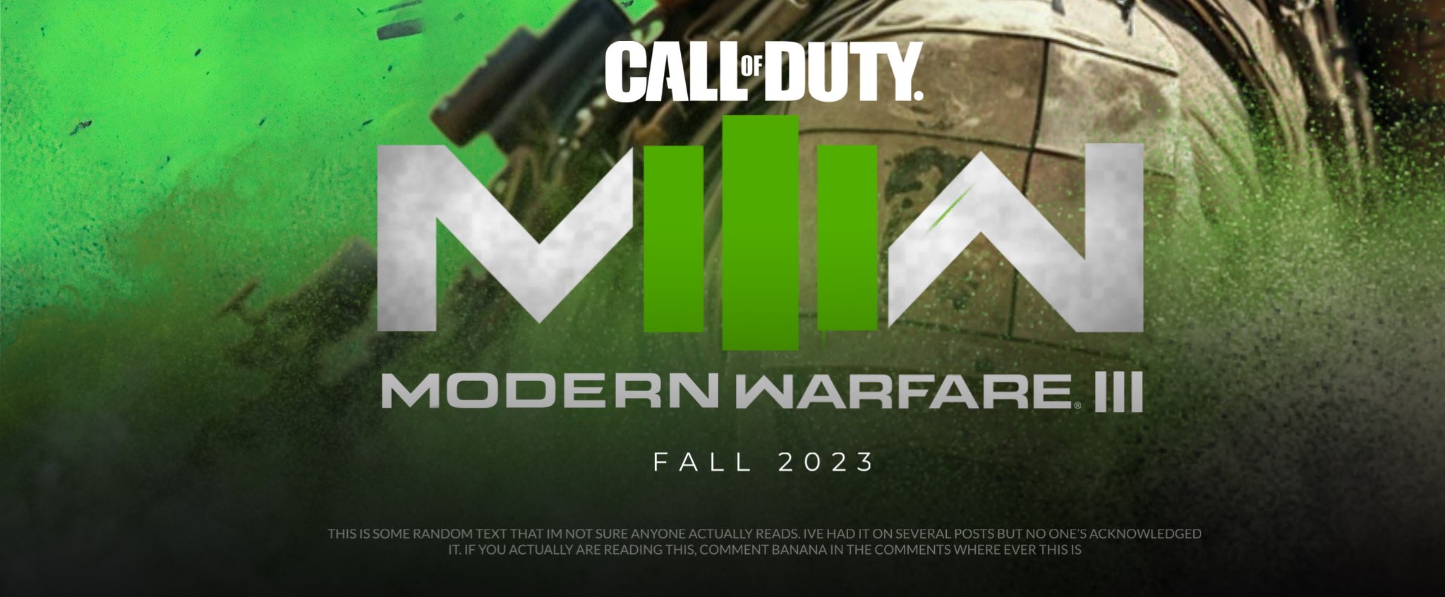 《使命召喚20：現代戰爭3》Logo泄露 今年鞦季發售