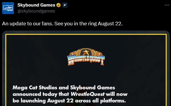 《傳奇摔角手WrestleQuest》確定延期 8月22日登陸全平台