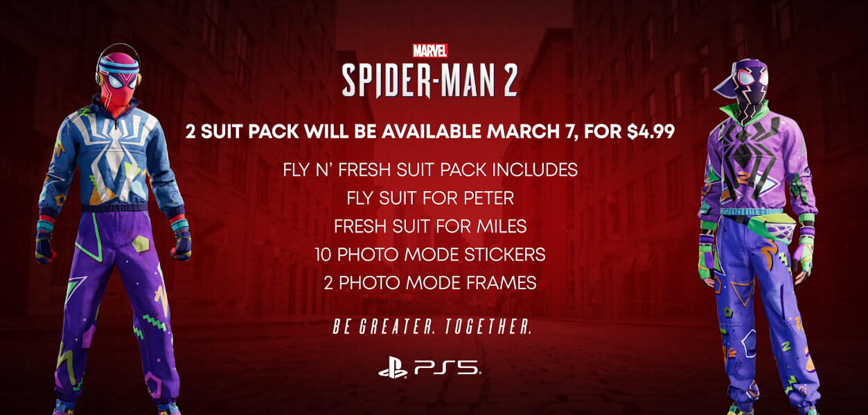《漫威蜘蛛俠2》將推更新 包含新套裝、新遊戯＋等