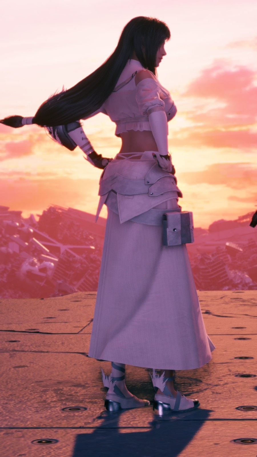 《最終幻想7：重制版》天使蒂法Mod將上線 太美了