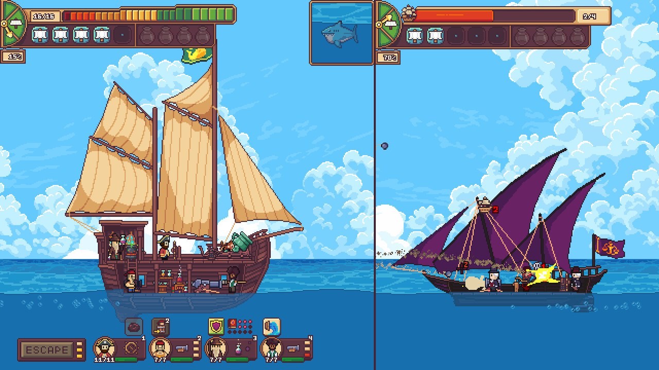 《Seablip》Steam5月17日搶測 像素風海盜動作冒險