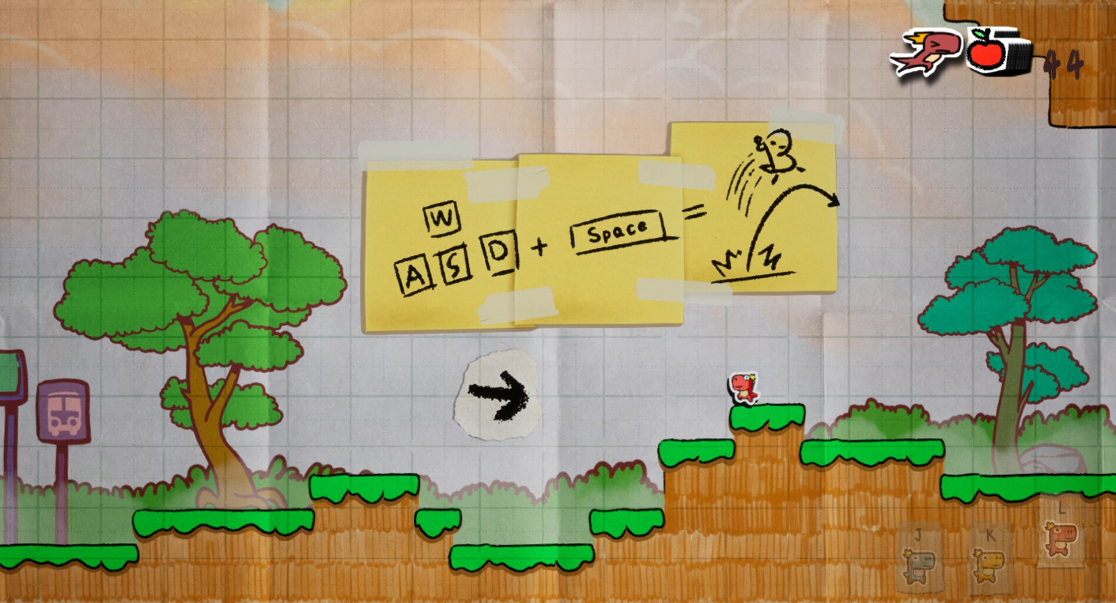 手繪風橫版平台跳躍遊戯《變色龍童繪歷險》 5月30日發行