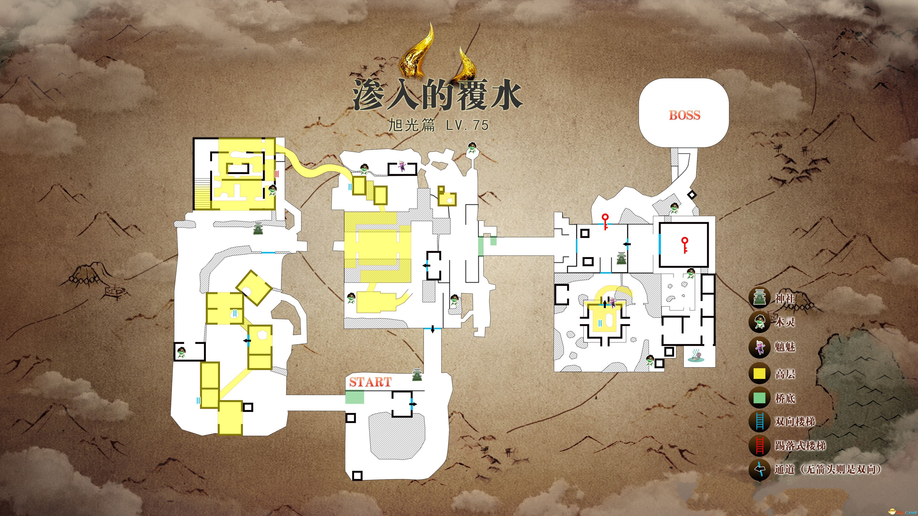 《仁王2》全木靈溫泉收集全隱藏道具收集 全要素標注地圖