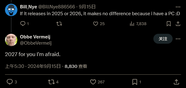 R星老員工：《GTA6》沒有競爭對手 未來能賣十年以上