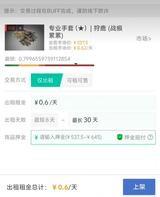 CS租賃飾品安全嗎 CS租賃飾品風險分析