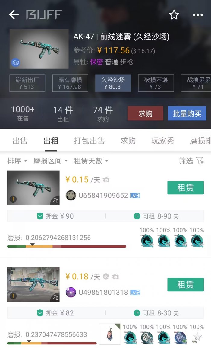 CS2租飾品和買飾品哪個性價比高 CS2租和買性價比分析一覽