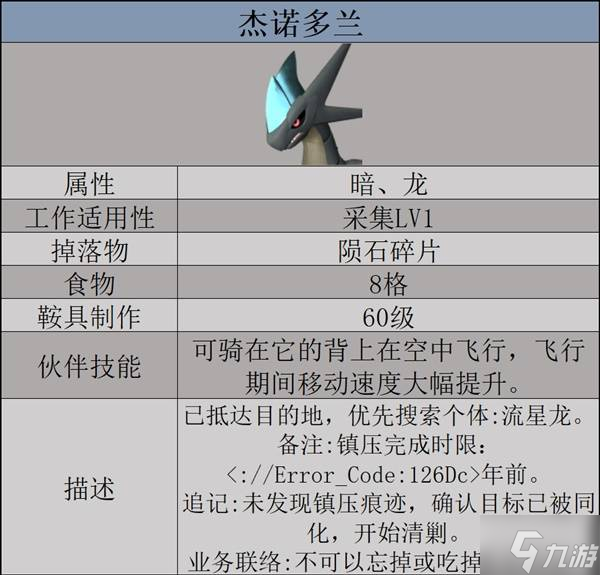 《幻獸帕魯》杰諾多蘭數據及捕捉方式一覽