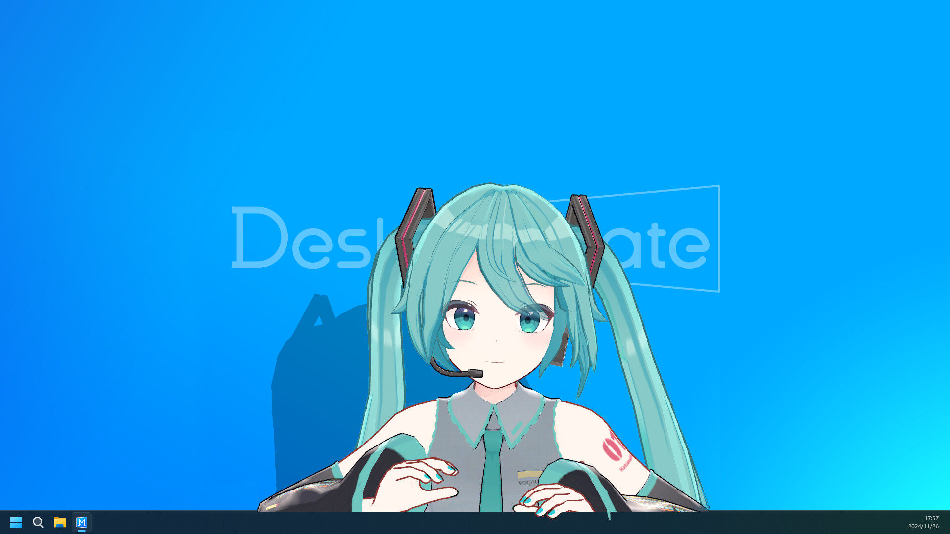 免費虛擬桌麪寵物遊戯《桌麪伴侶》上線Steam 首個DLC“初音未來”公佈