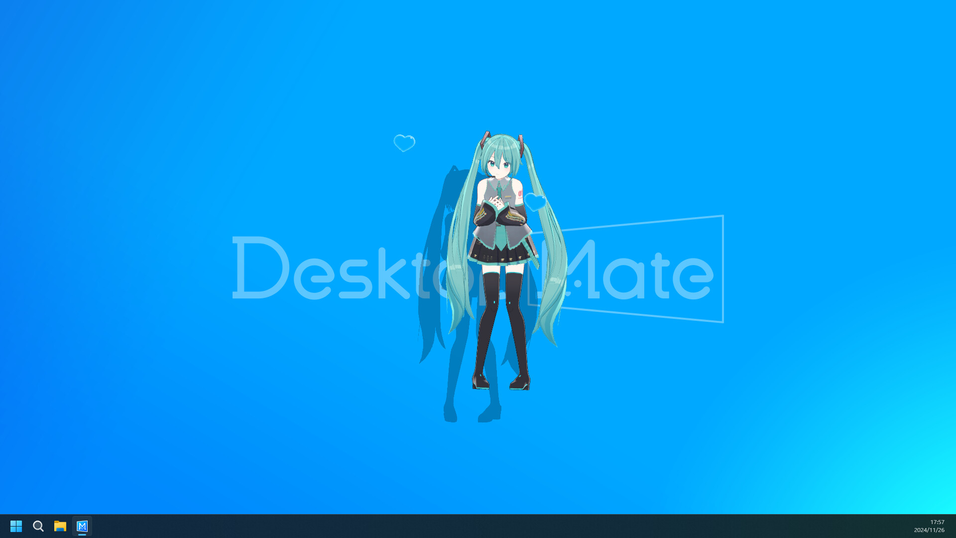 免費虛擬桌麪寵物遊戯《桌麪伴侶》上線Steam 首個DLC“初音未來”公佈