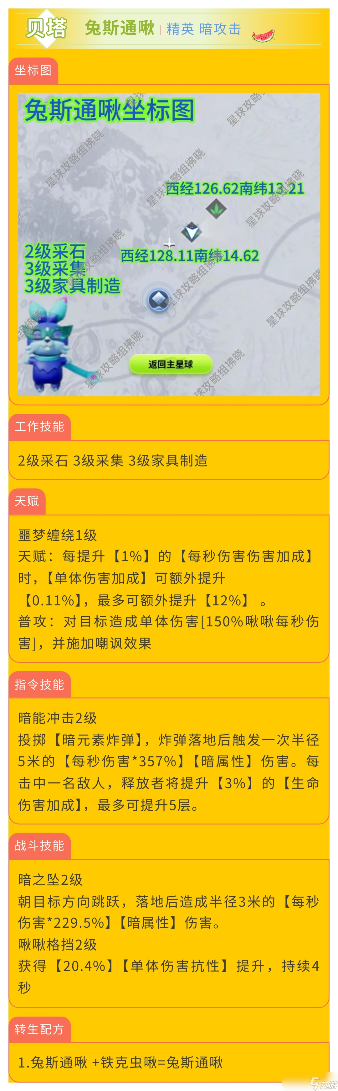 創造吧！我們的星球啾啾攻略｜暗屬性啾啾推薦攻略，幫你推薦強力啾啾！