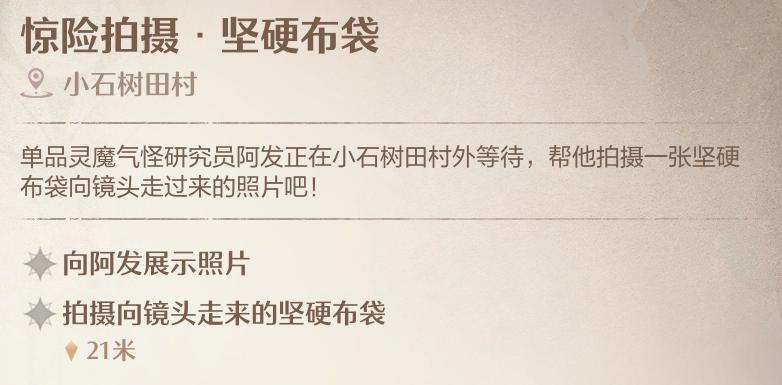 《無限暖暖》驚險拍攝堅硬布袋任務攻略