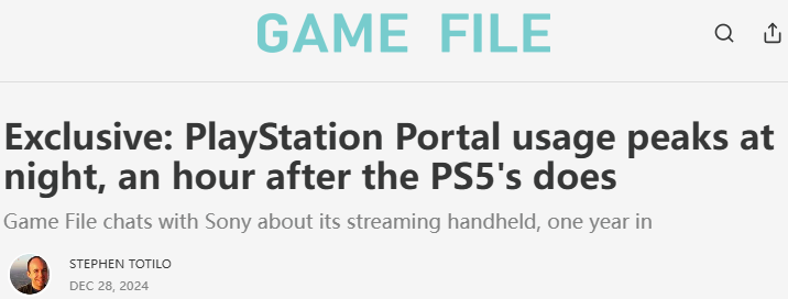 官方公佈PS串流掌機玩家高峰時段 比起PS5晚1小時
