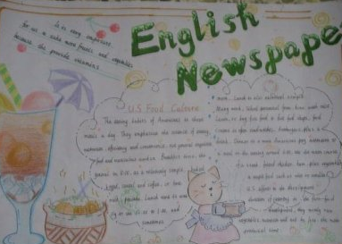 四年級英語手抄報專欄