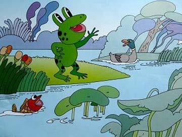 小青蛙說:你會游泳,會跳青蛙,會‘出生’唱歌