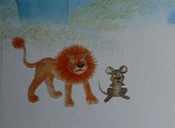 奇怪的是,特魯就是這樣一只會變大變小的獅子