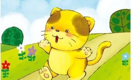 小貓咪莉全身棕黃色,長得像黃貓媽媽,他從未見過父親