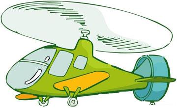 小松鼠兄弟倆穿著飛行服,在森林和草地上飛行,駕駛直升機