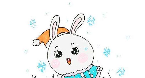 飛雪告訴兔子,圣誕節快到了。兔子拿著只有三塊銅板,走到喜鵲阿