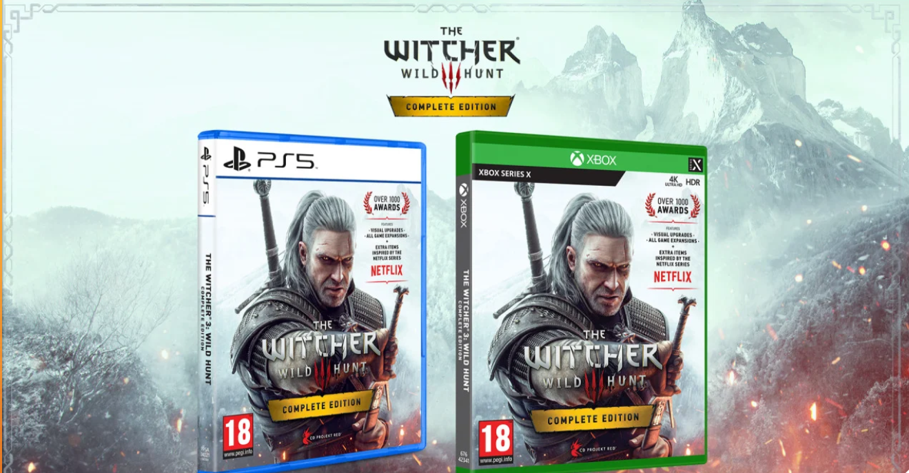 《巫師3》次世代PS5/XSX零售版將于下周發售 更新或將完成