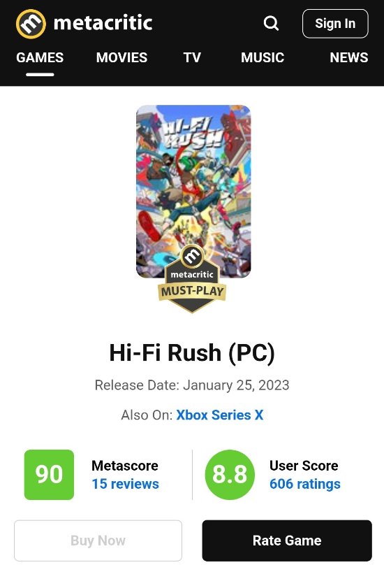《Hi-Fi RUSH》M站達90分：第二款Xbox必玩游戲！
