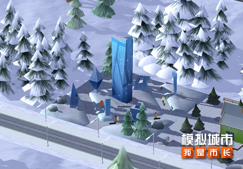 《模擬城市：我是市長》為城市建造冰雪仙境