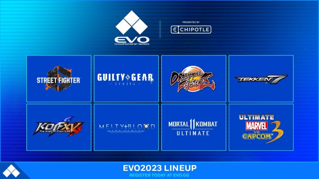 格鬭錦標賽EVO 2023比賽項目公佈 包含《街頭霸王6》
