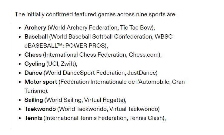 首屆奧林匹尅電子競技周比賽項目公佈 包含《舞力全開》《GT賽車》等