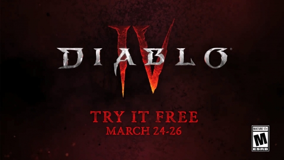《暗黑破壞神4》新宣傳短片釋出：公測將於3月24日開啟