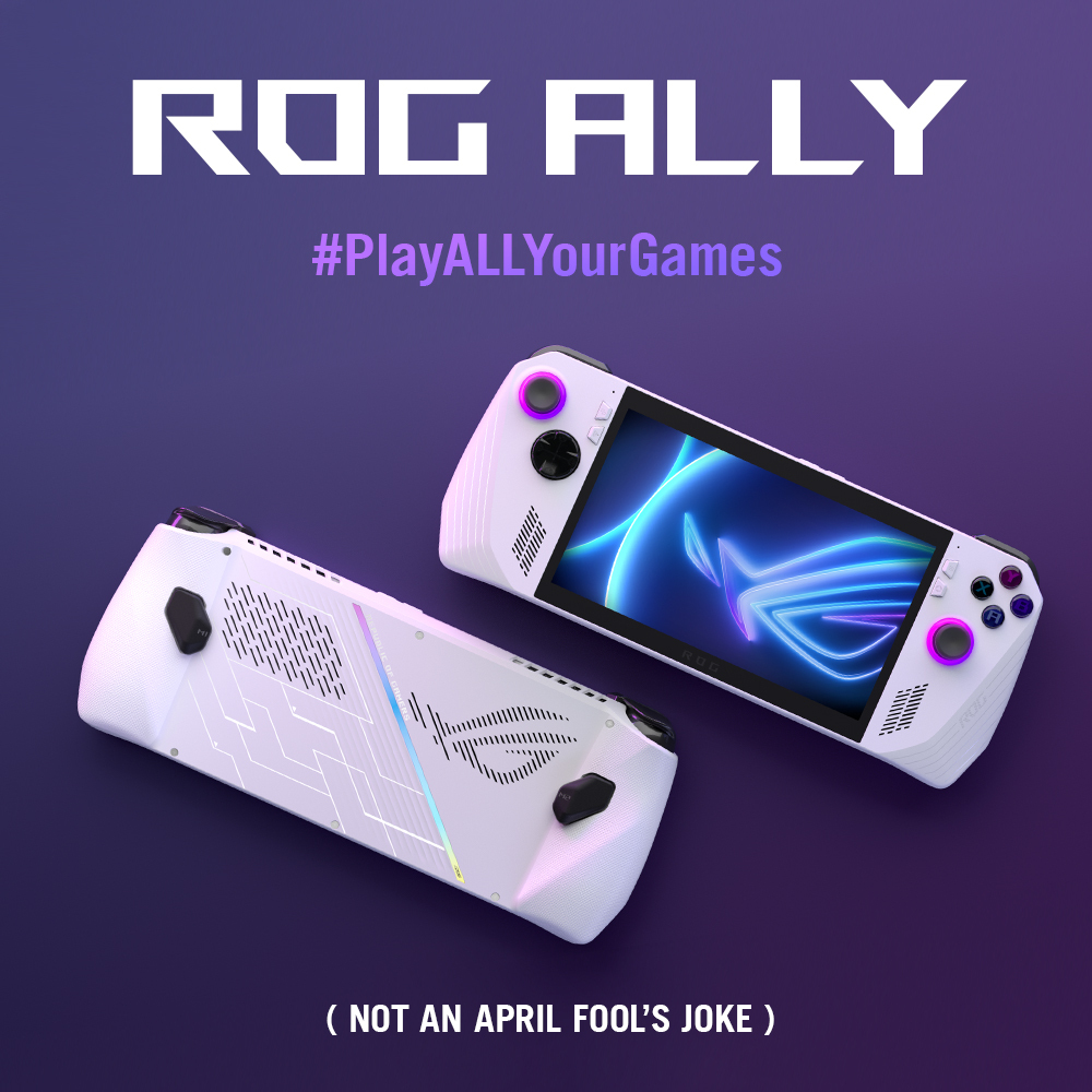 非愚人節玩笑！ROG 發表旗下首款可攜式遊戯 PC「ROG ALLY」 將開放美加地區玩家預購