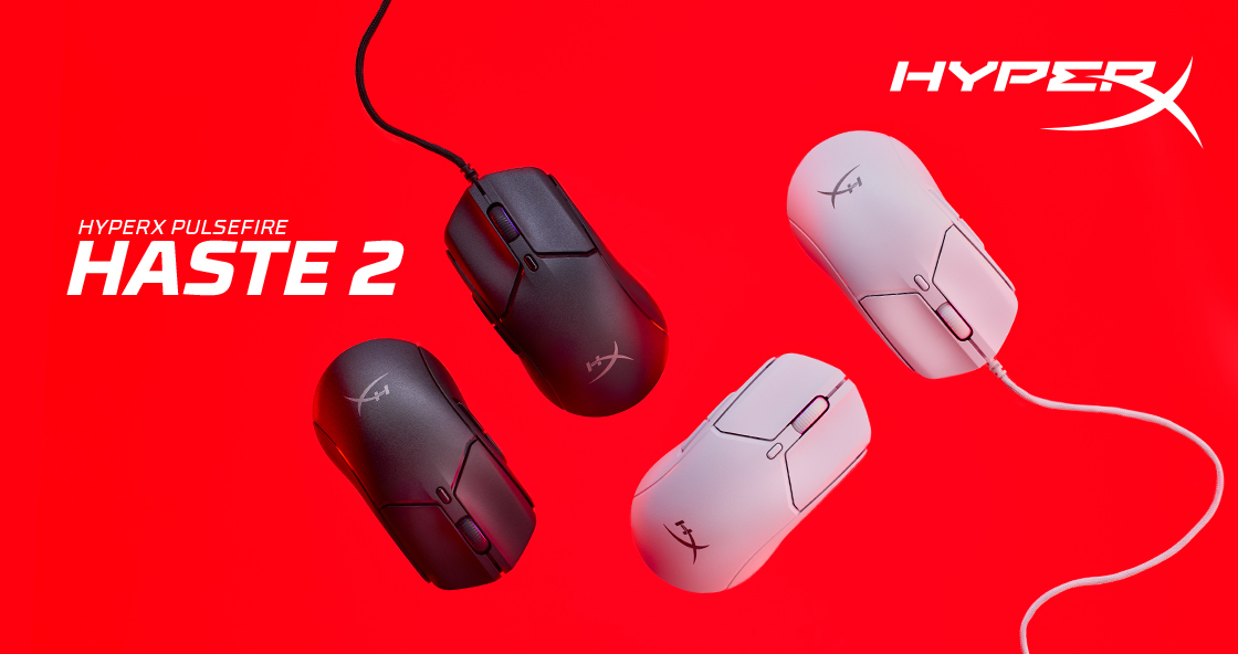 HyperX 發表新一代 Pulsefire Haste 2 電競滑鼠 提供有線及無線版本