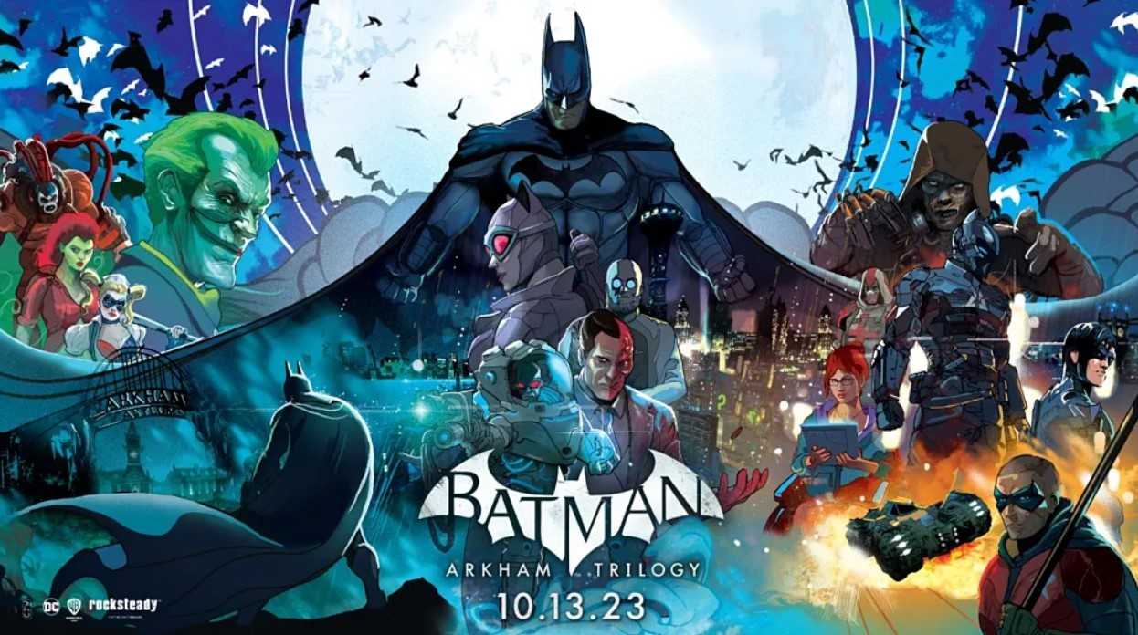 《蝙蝠俠阿卡姆三部曲》將於10月13日上市