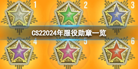《CS2》2024年服役勛章一覽