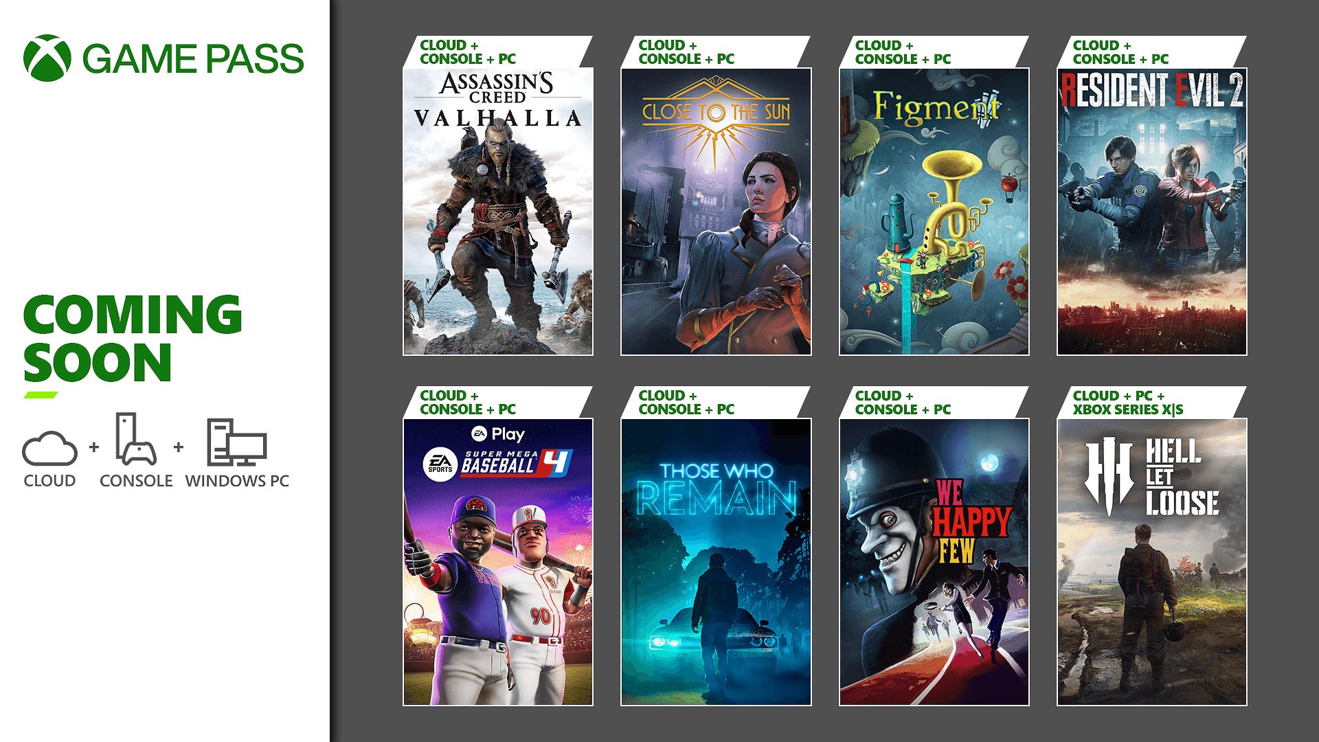 微軟公佈Xbox Game Pass1月主機/PC/安卓新增