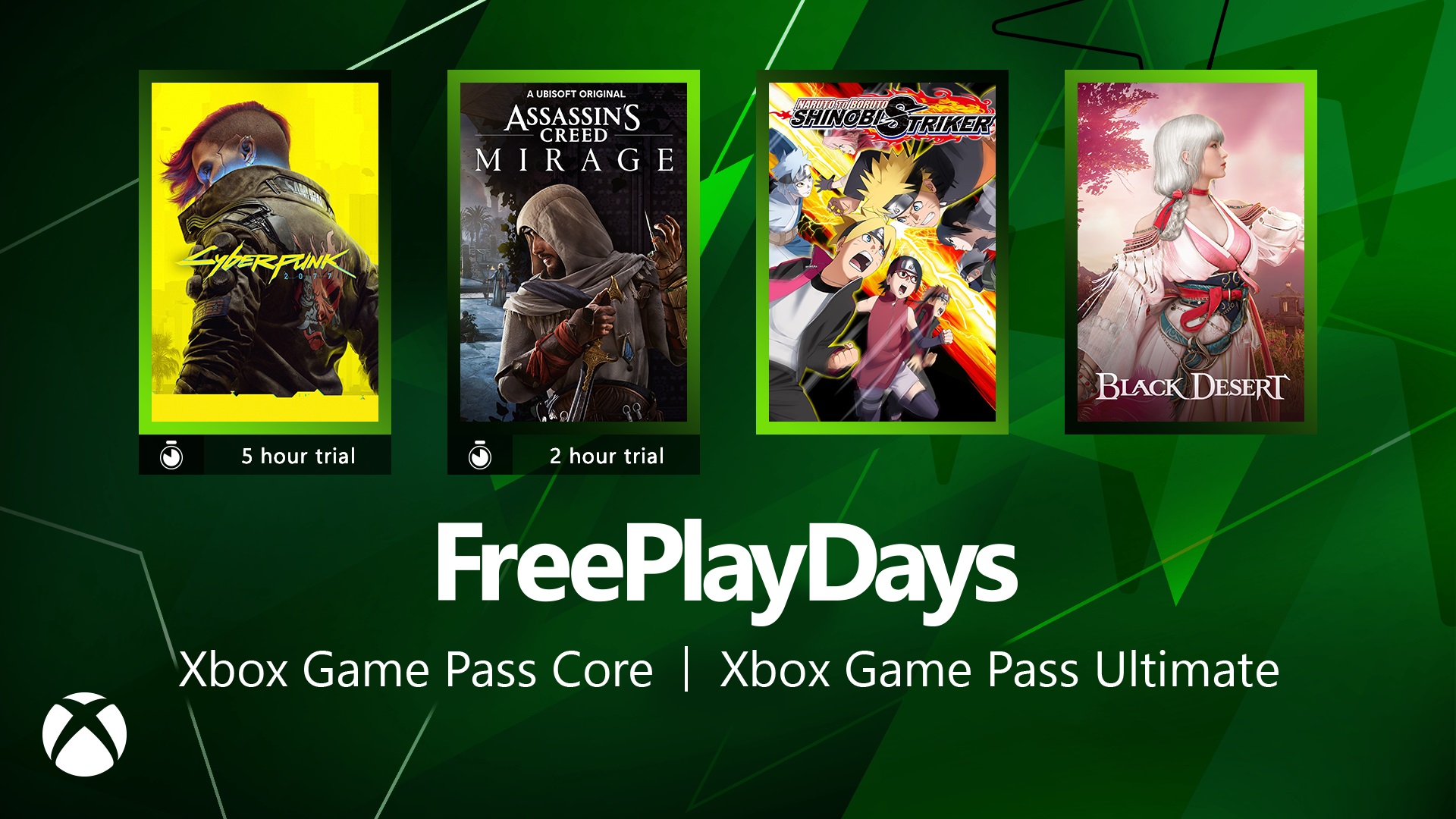 Xbox玩家免費遊戯躰騐即將到來!
