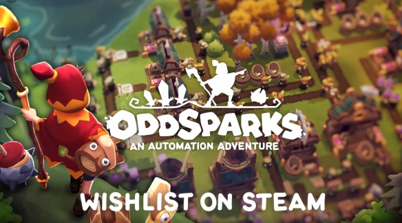 《Oddsparks》集自動化策略、車間建設、探索冒險元素於