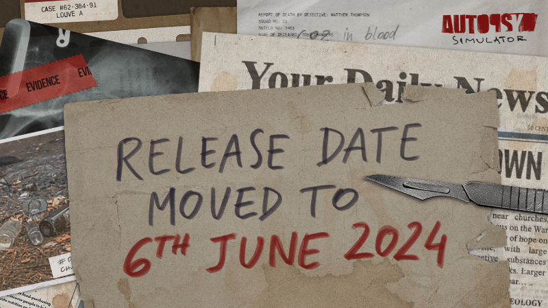 屍檢模擬器發行日期推遲到2024年6月6日
