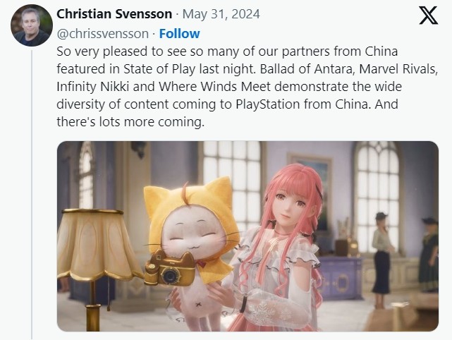 來自中國的PlayStation內容的多樣性