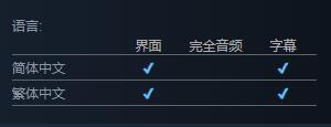 《王冠與冒險》支持語言介紹